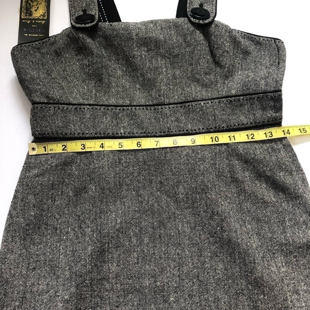 TALULA Aritzia Tweed Overall Jumper Wool Blend Dress size 2 - Picture 5 of 11